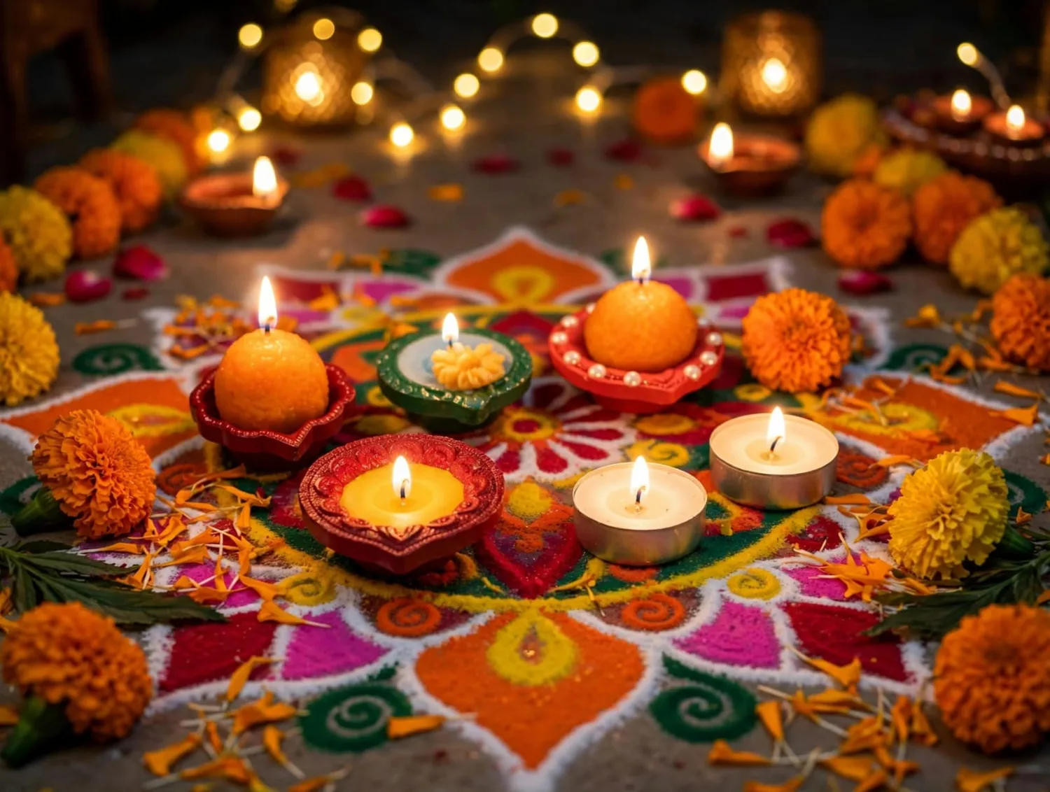 Flower Candles