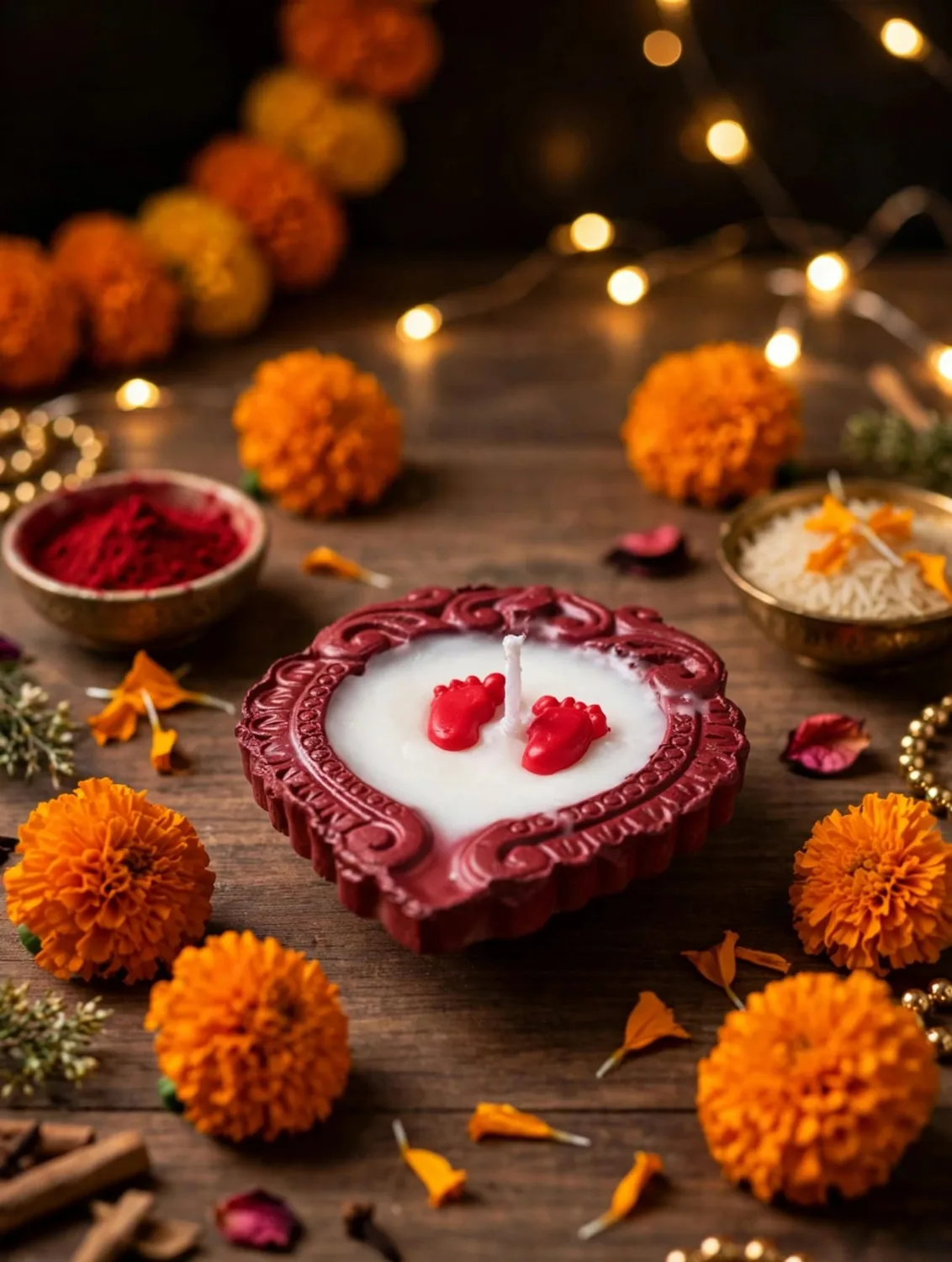 BloomFlame candle photography