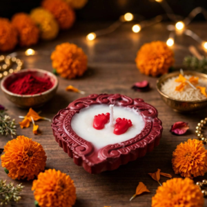 Decorative Puja Diya Candle